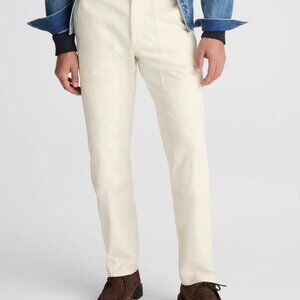 Madewell Relaxed Straight Workwear Pants Vintage Canvas Men's Size 30x32 NWT!